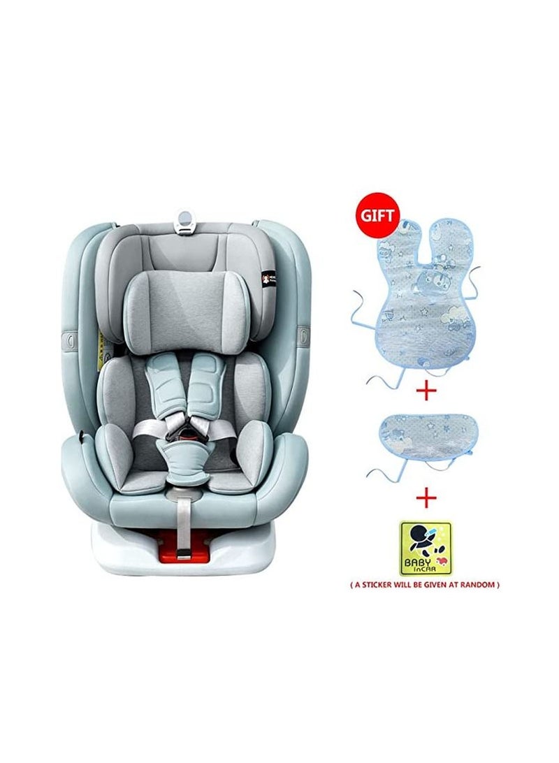Cool Baby COOLBABY Baby Car Seat For Baby Infant 0-4-12 Years Old Universal Rotatable Two-way Installation Can Sit And Lie Down,Blue11 - Image 2