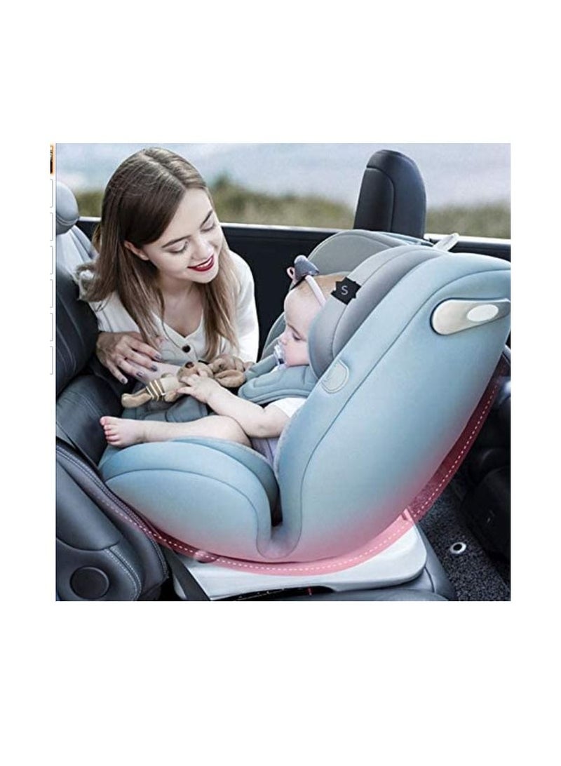Cool Baby COOLBABY Baby Car Seat For Baby Infant 0-4-12 Years Old Universal Rotatable Two-way Installation Can Sit And Lie Down,Blue11 - Image 1