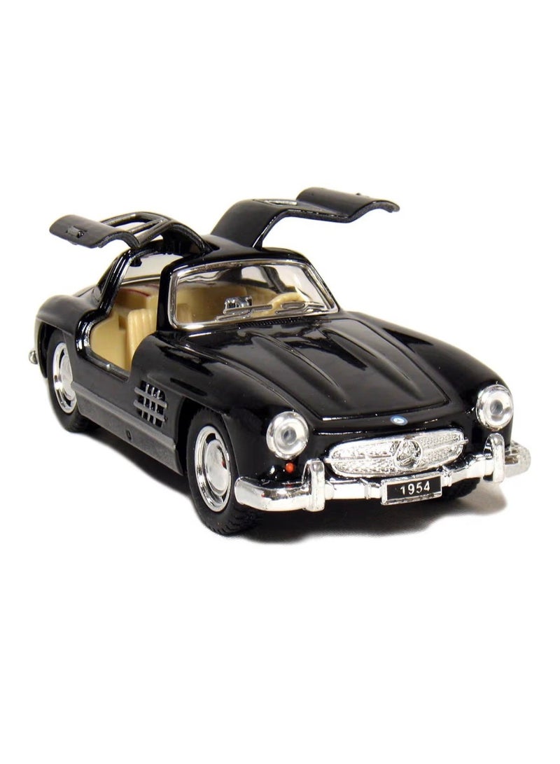 Kinsmart 1:36 Scale -1954 Mercedes-Benz 300 SL Coupé Die-Cast Car,Pull-Back Action-Black - Image 3