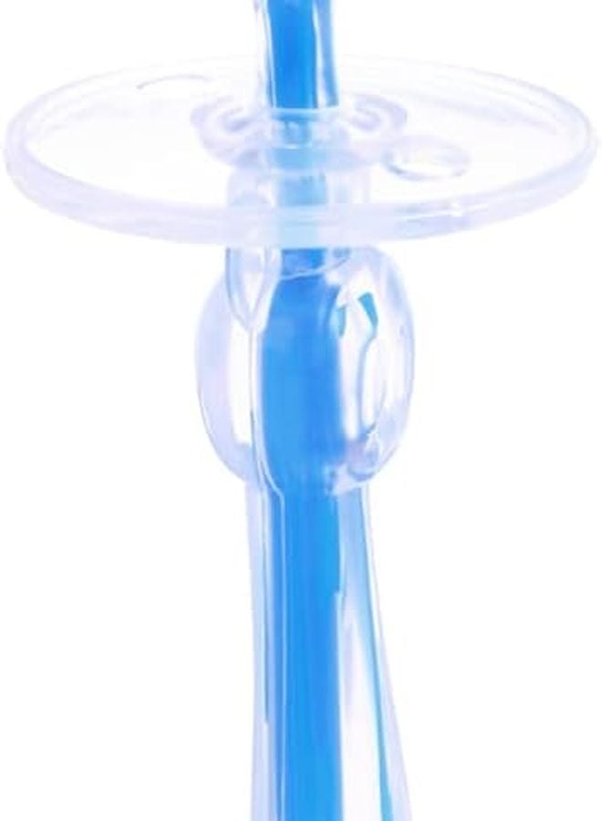 Extra Soft Bristle Silicone Toothbrush with Safety Guard Oral Massager Travel Friendly Design - Image 2