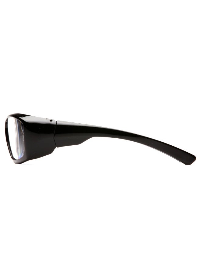 Pyramex Safety PYRAMEX SB7910D15 Pyramex Clear Safety Reader Glasses  Scratch-Resistant Black Frame  - Image 3