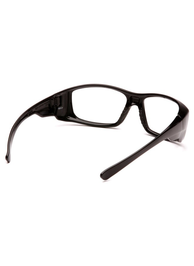 Pyramex Safety PYRAMEX SB7910D15 Pyramex Clear Safety Reader Glasses  Scratch-Resistant Black Frame  - Image 4