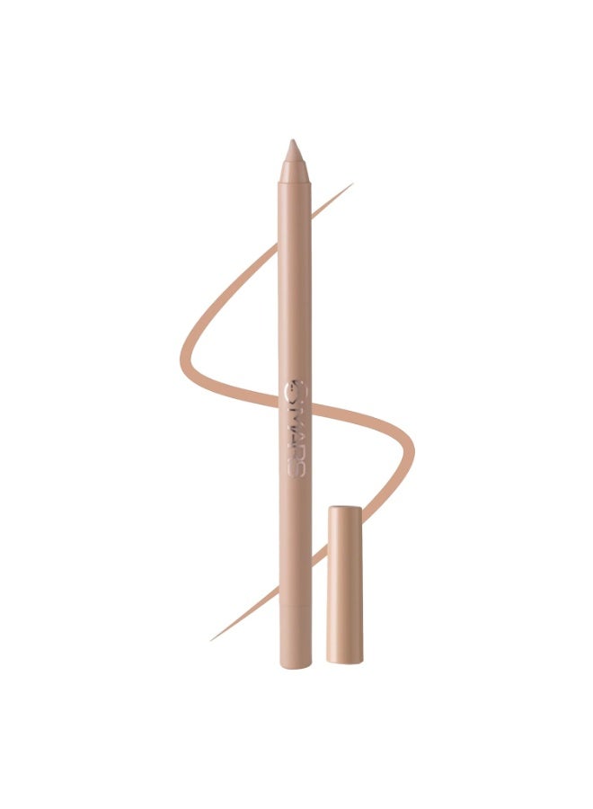 مارس قلم كحل MARS Wont Smudge Budge Smooth Glide Matte Kajal Pencil | يدوم طويلًا ومقاوم للماء (1.4 جرام) (08-Sand Dunes)، بني - Image 1