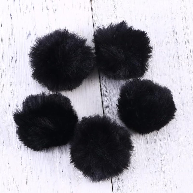 ARTIBETTER 5 Pack Black Windproof Microphone Cover For Outdoor Recording Reduces Wind Noise - Image 3