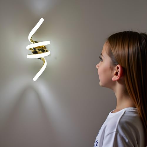 BrightLyt Wall Lamps for Bedroom/Living Room, Wall Lights for Home Decoration,Bathroom Mirror Side Lamps, Led Wall Lamps for Restaurants/Hotels/Cafe (3 in 1 Natural, Cool and Warm) - Image 2