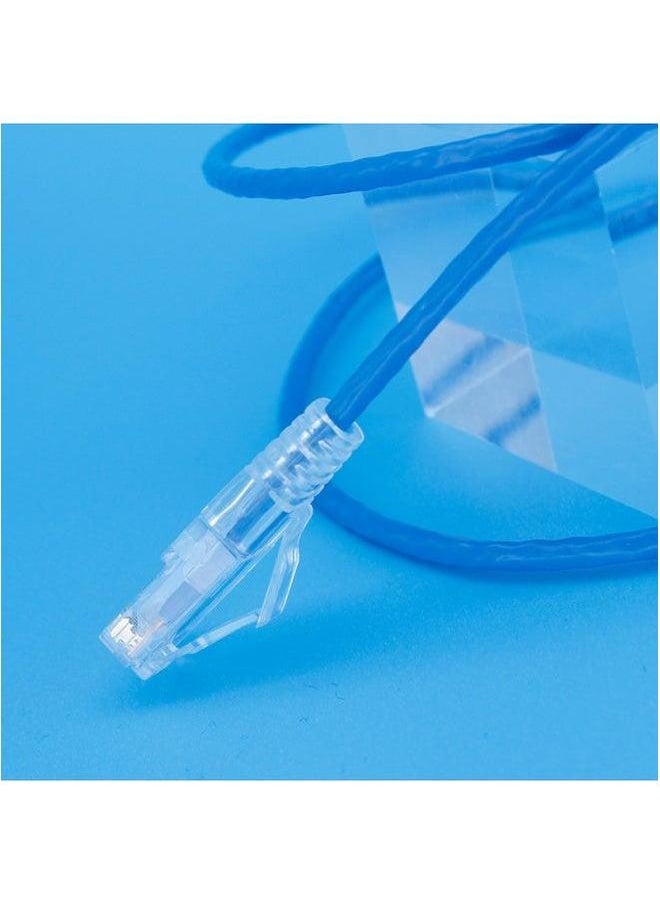 Generic Cat6a Ultra-six Gigabit Network Cable Utp Thin 1/3/5 M High-speed Computer Broadband Indoor Jumper-Color:Super Six 10 High Speed Without Freezing-Line Length:1.5  - Image 4