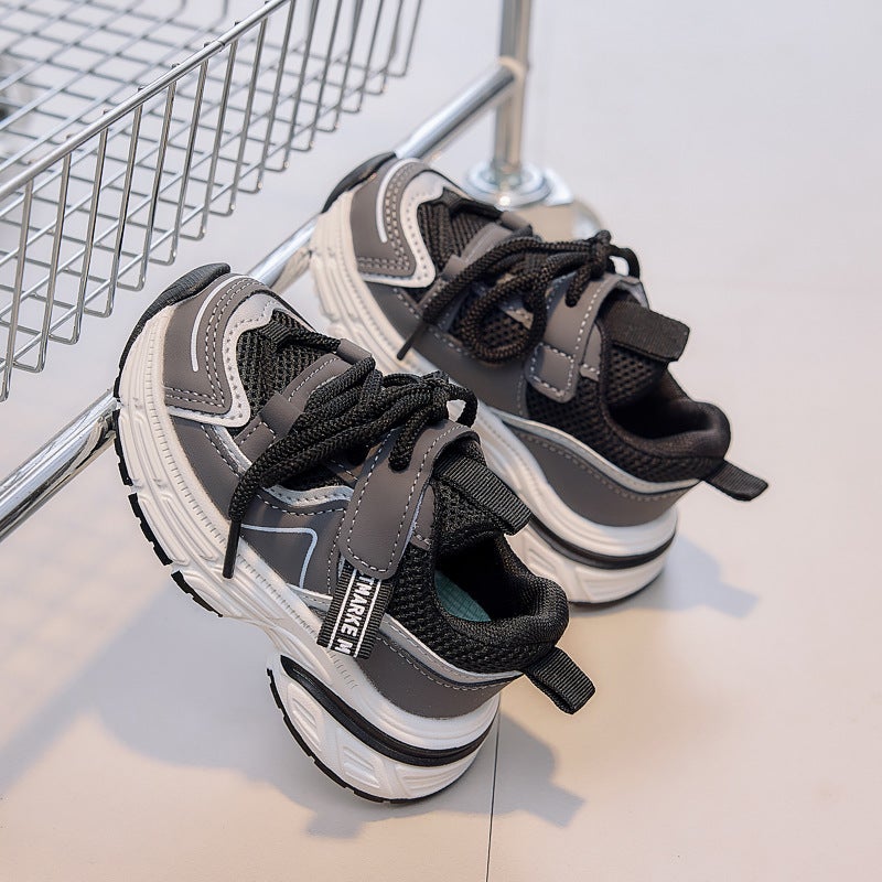 Mesh Sneakers Lightweight Flexible Sole Walking Shoes For Kids Indoor And Outdoor Activities - Image 4