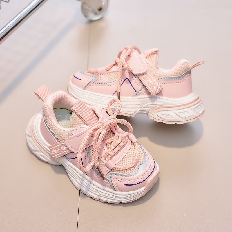 Mesh Sneakers Lightweight Flexible Sole Walking Shoes For Kids Indoor And Outdoor Activities - Image 3