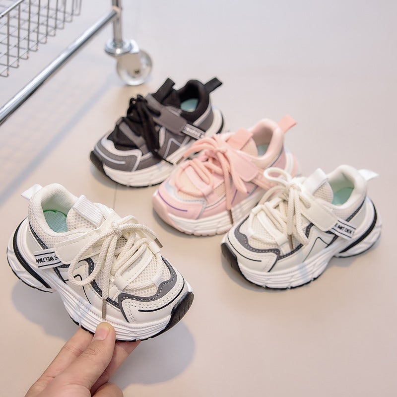 Mesh Sneakers Lightweight Flexible Sole Walking Shoes For Kids Indoor And Outdoor Activities - Image 2