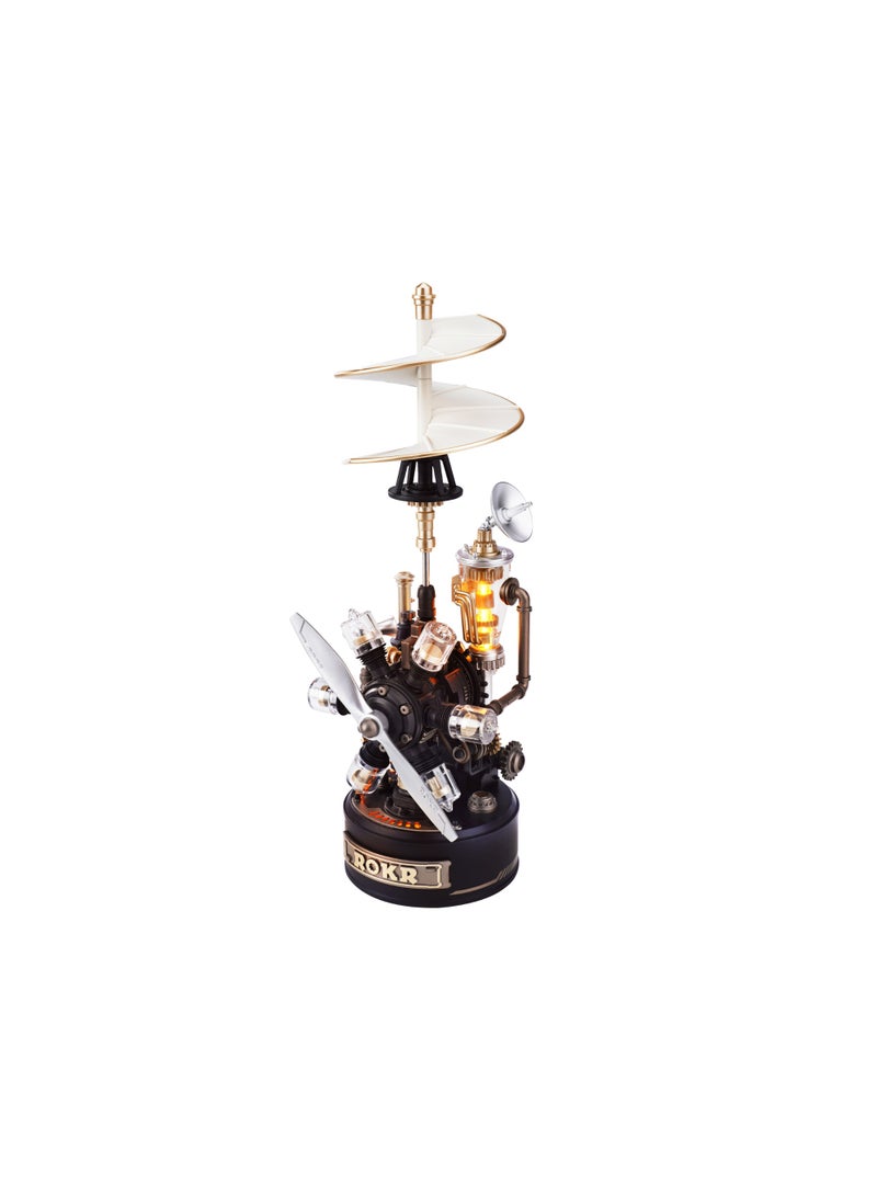 ROKR ROBOTIME ROKR Leonardo da Vinci's Helicopter Mechanical 3D Puzzle CGL01 - Image 1