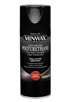 Minwax Minwax Fast Drying Polyurethane Spray, Protective Wood Finish, Clear Semi-Gloss, 11.5 oz. Aerosol Can(Packaging May Vary)  - Image 1