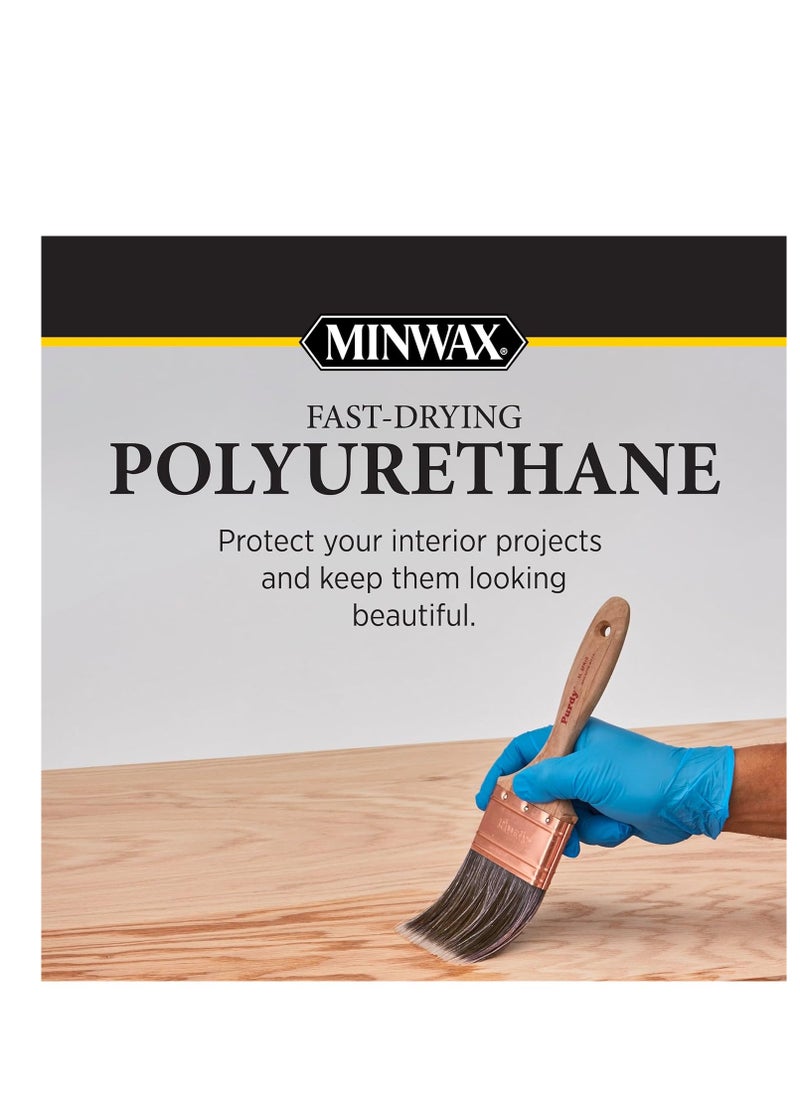 Minwax Minwax Fast Drying Polyurethane Spray, Protective Wood Finish, Clear Semi-Gloss, 11.5 oz. Aerosol Can(Packaging May Vary)  - Image 3