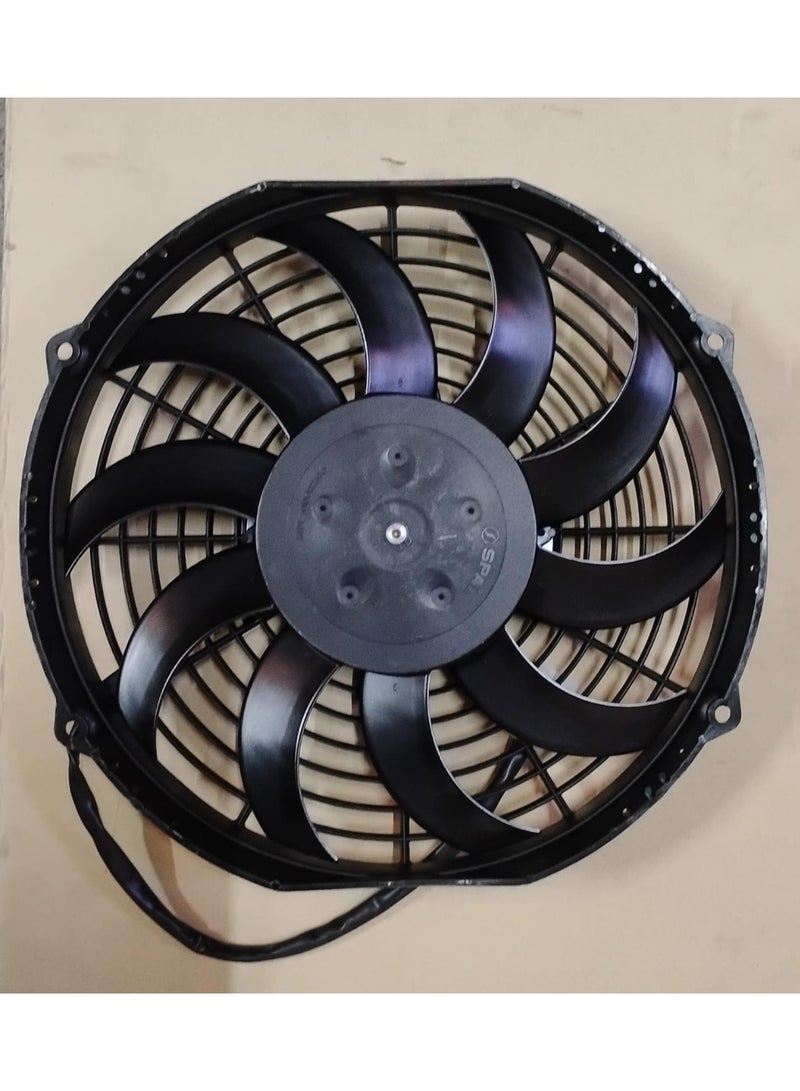 SPAL Fan 10x10 Inches Push S-Blade 12 Volt 255MM Diameter - Image 1