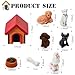 Rileryan 8PCS Miniature Dogs House Figurines Tiny Puppy Dog Sets Animal Figures Home Desk Fairy Garden Decor Cake Toppers Christmas Birthday Gift - Image 4