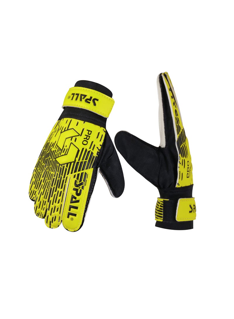 Spall Goal Keeper Gloves Strong Grip With Finger Spine Double Wrist Protection Prevent Injuries For The Toughest Saves Goalie Training Gloves - Image 2