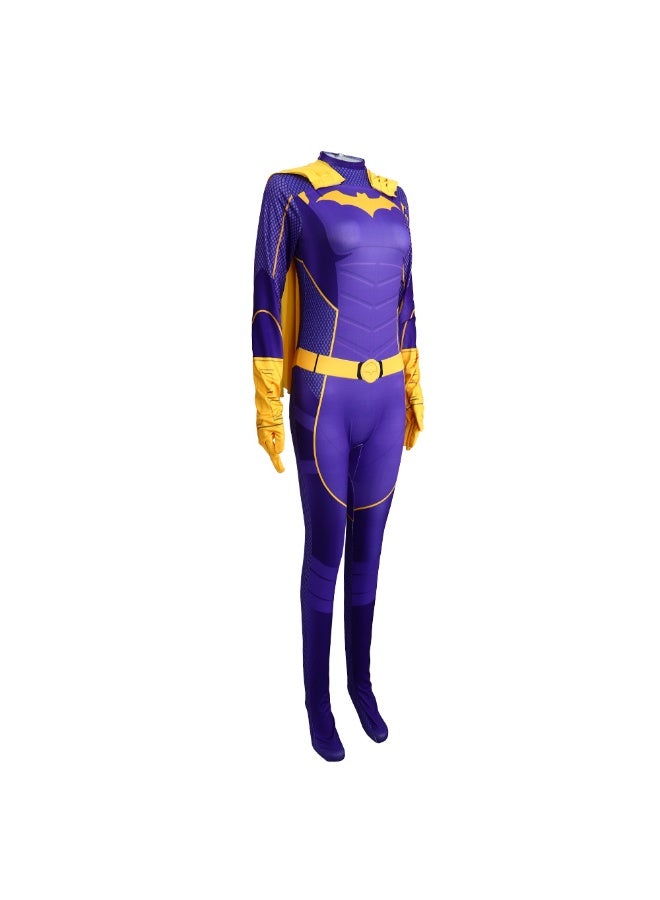 Halloween Dc Gotham Knight Batman Woman Cosplay Costume - Tight Body-hugging Ensemble For Stage Performance - Image 3