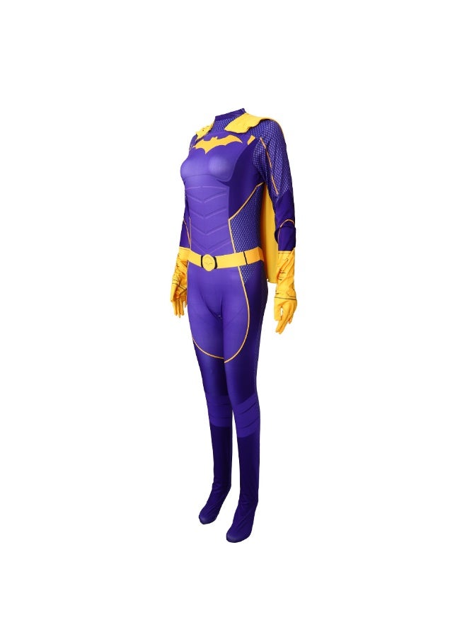 Halloween Dc Gotham Knight Batman Woman Cosplay Costume - Tight Body-hugging Ensemble For Stage Performance - Image 2