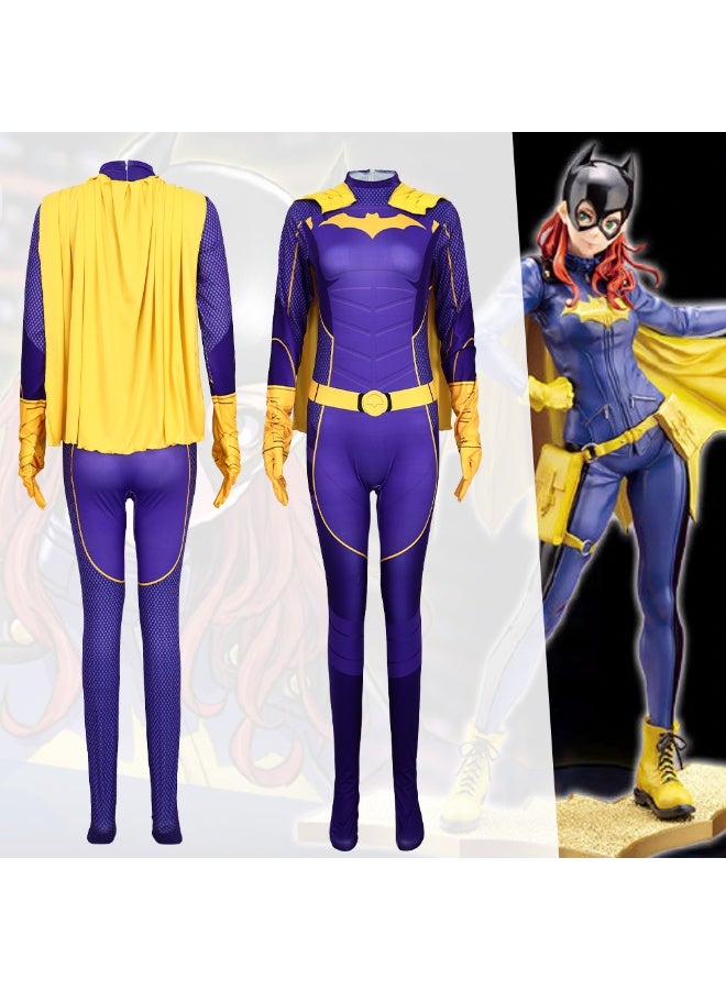 Halloween Dc Gotham Knight Batman Woman Cosplay Costume - Tight Body-hugging Ensemble For Stage Performance - Image 1