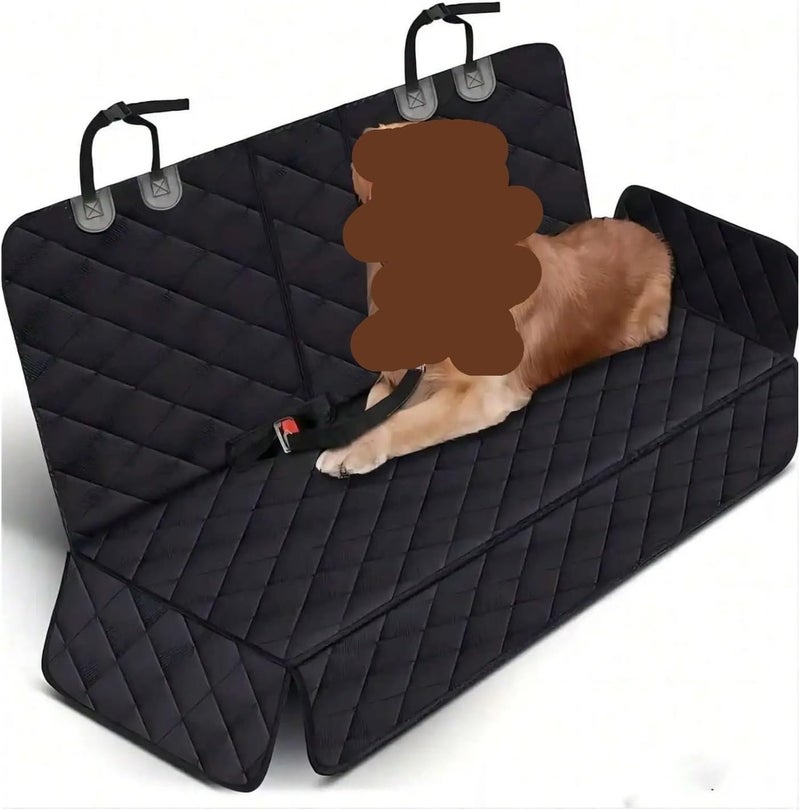 Dog Car Seat Cover Pet Travel Mattress Waterproof Protector with Middle Armrest for Dogs - Image 4