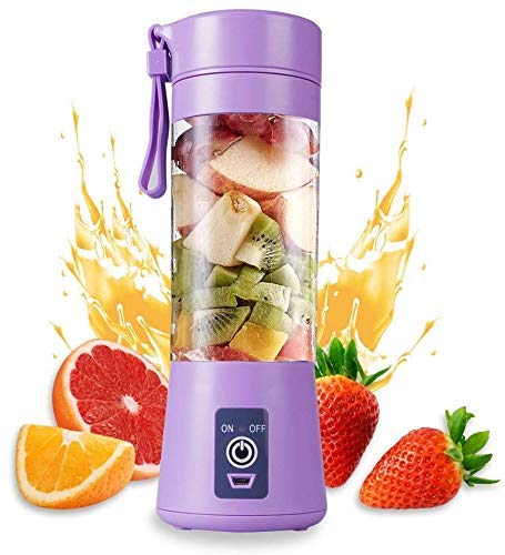PIPALIYA Portable Electric USB Juice Maker Juicer Blender BottleGrinder Mixer6 Blades Rechargeable Bottle Multi Color - Image 1