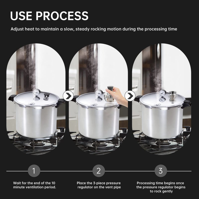 WEIJIA 50332 3-Piece Pressure Regulator 5-10-15lb for Presto Pressure Cooker 0171001 0174001 6803571 - Image 5