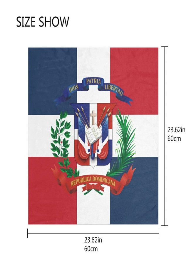 XUWU Women's Fashion Silk Scarf Dominican Republic Flag Square Satin Headscarf Neck Scarf Head Hair Wraps - Image 2