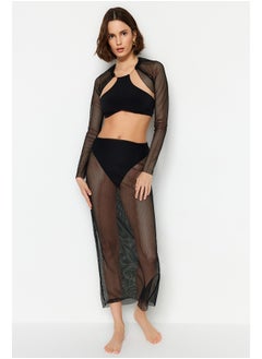 trendyol Black Knitted Blouse and Skirt Set TBESS23AU00203  - Image 1