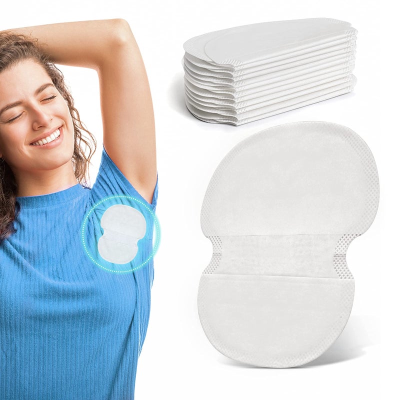 Underarm Sweat PadsPremium Armpit Sweat Pads for Women and Men 100 PacksComfortable Unflavored Non Visible Disposable Sweat Free Armpit ProtectionIndividual Package