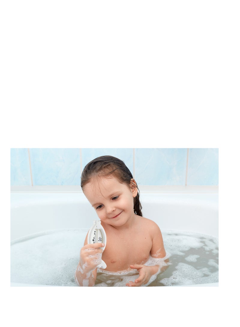 Babyjem Bath & Room Thermometer - Colorful Design with Cute Figures for Easy Temperature Control and Safe, Enjoyable Bath - Mercury-Free, Ideal for Babies and Newborns - Turquoise, 0 Months+ - Image 2
