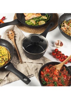 Salter SALTER MEGASTONE 3PC PAN SET is  Ideal for Boiling, Simmering & Sautéing and Suitable for All Hobs, Silver  - Image 5