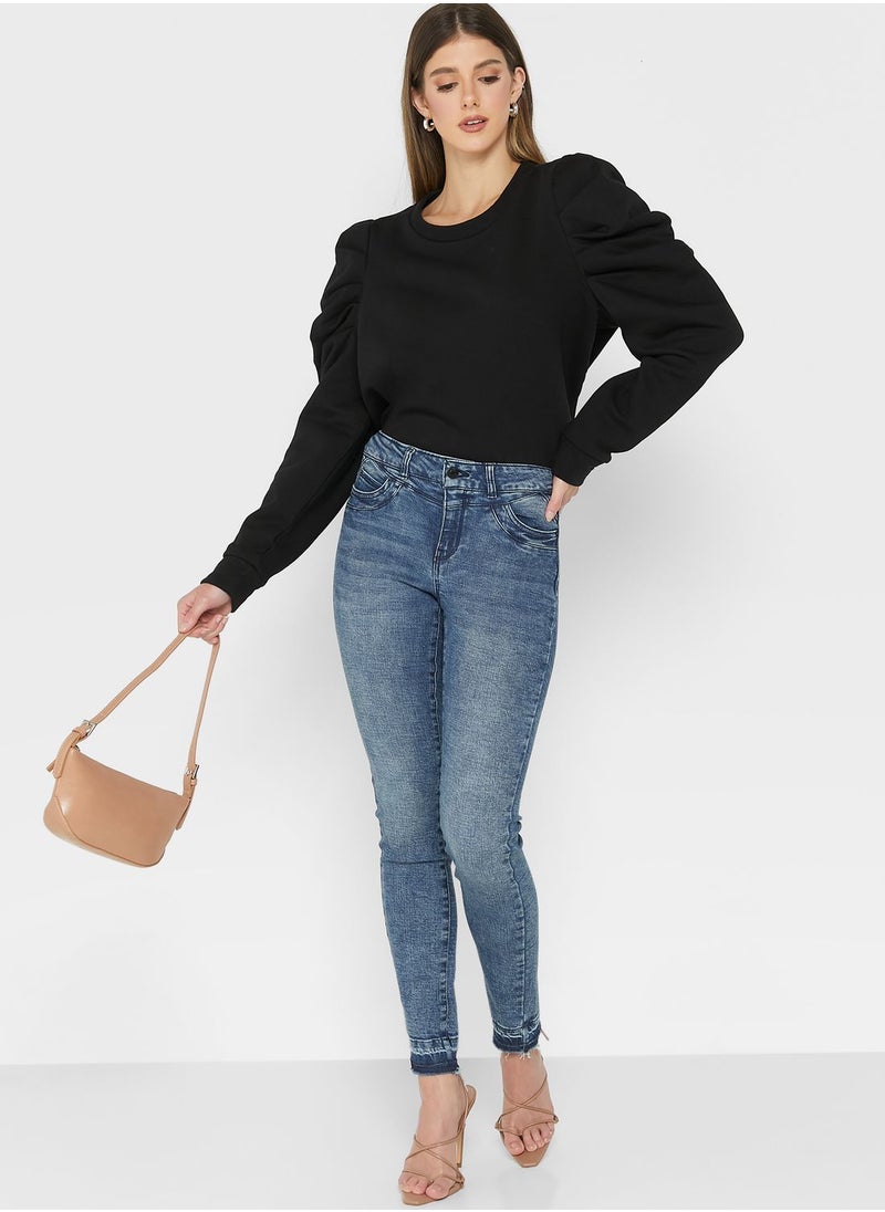 VERO MODA - Puffed Sleeve Top - Image 1