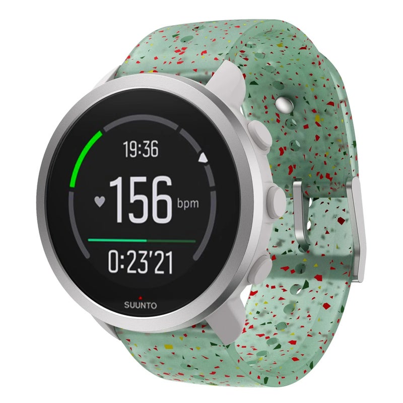 Y&D Silicone Glitter Transparent Sports Strap for Suunto 5 Peak & 9 Peak Watches – 22mm Replacement Watch Band, Breathable Lightweight Plastic Material - Image 2