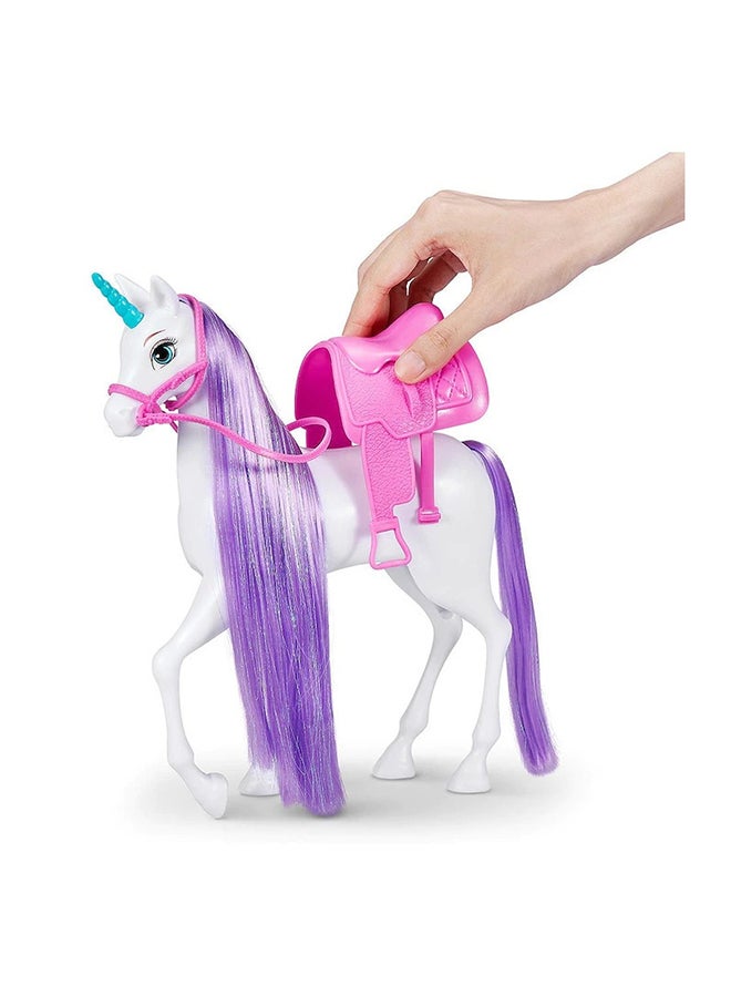 Zuru - Sparkle Girlz 10 Inch Princess Doll with Unicorn Playset - 10057 - Image 4