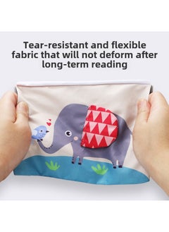 Generic Source 0-3 Years Old Baby Foldable Desk Calendar Cloth Book Three-dimensional Color Head Up Ha Ha Mirror Cloth Book Toy-color:061-1 Lion Desk Calendar Cloth Book Haha Mirror 153g-Specifications:Our Supports Labeling  - Image 4