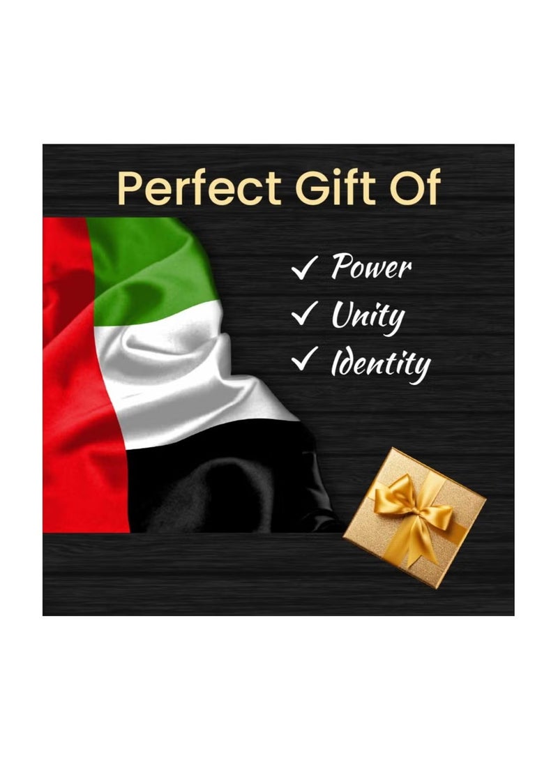 CIVORA UAE Satin Flag For Celebration-150 x 90 cm Large Flag For National Day,Home,Office & Events Decorations | Perfect For Indoor & Outdoor Use | Satin Flag For Kids,Adults And All Ages-Party Favor - Image 2