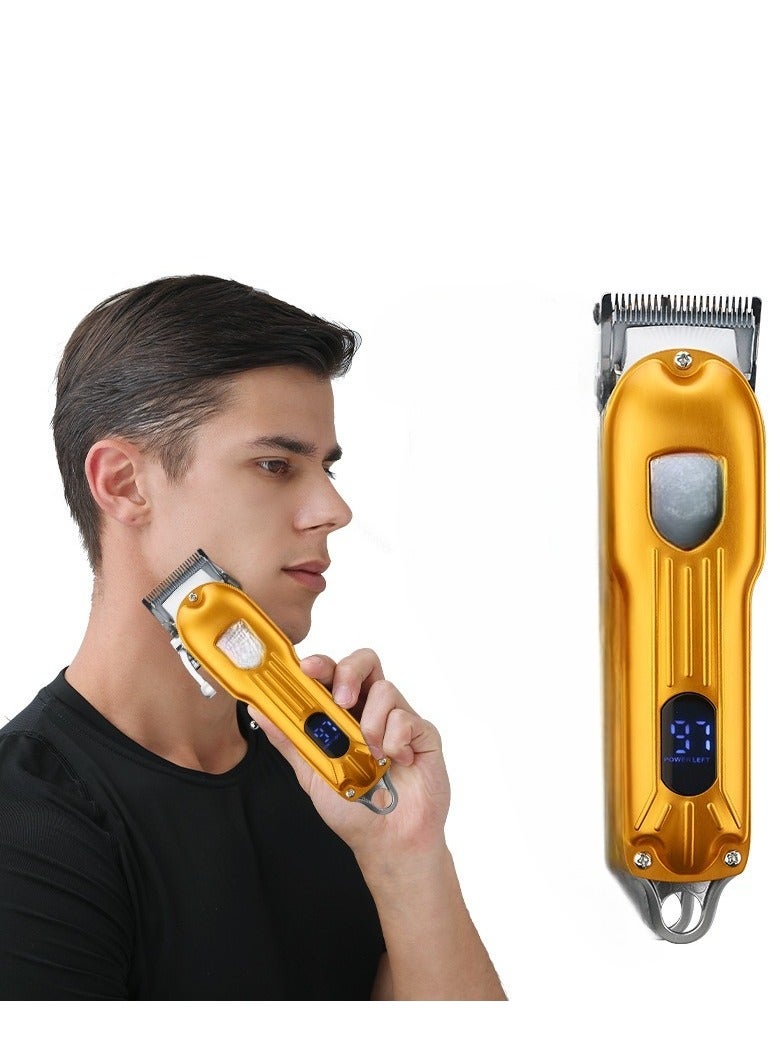 Professional Hair Clippers for Men, Hair Cutting Kit, Rechargeable Cordless Hair Clippers with  Display - Image 1