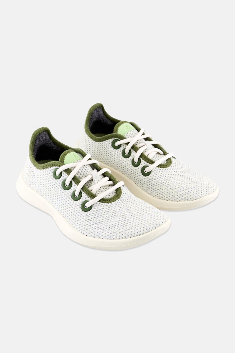 Allbirds Women Wide Lace Up Casual Shoes, White - Image 1