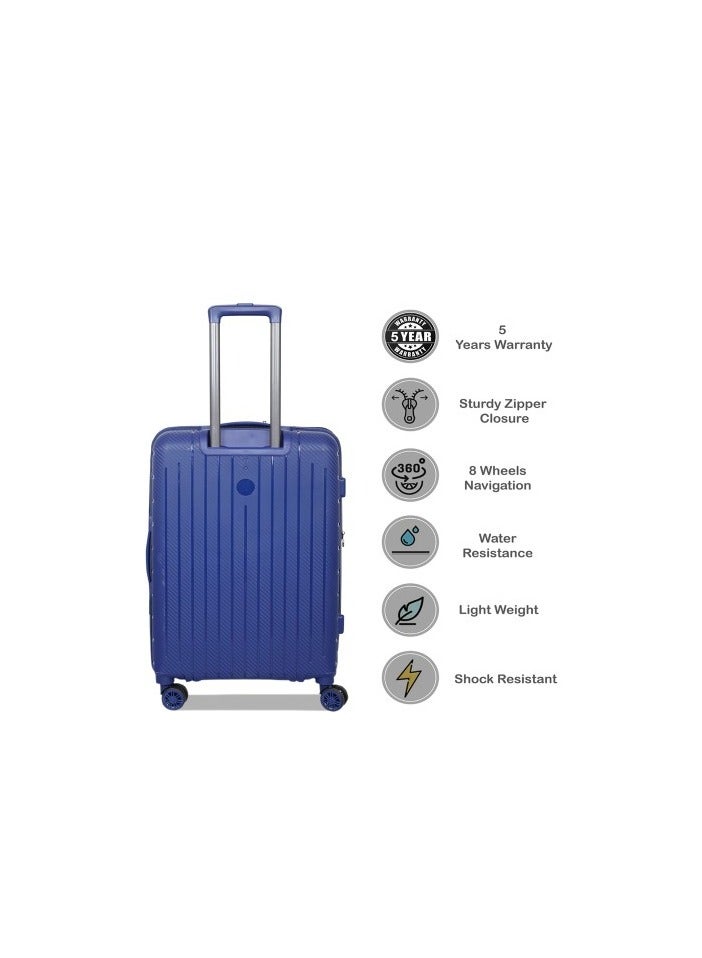 مجموعة حقائب سبينر - 3 قطع، مقاسات 20/24/28 بوصة، لون أسود - Image 3