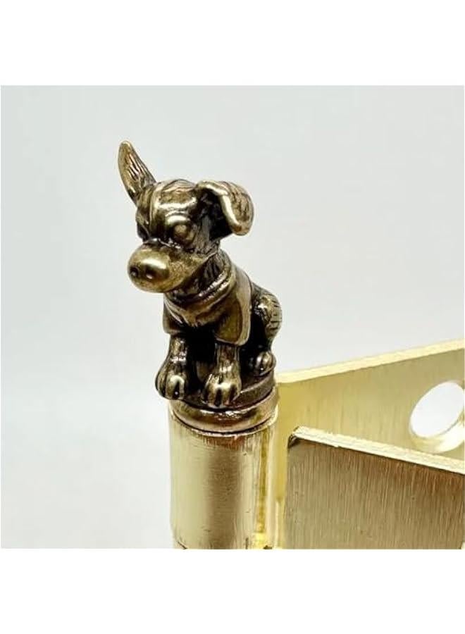 Hinge Head Home Decoration, 1/5PCS Vintage Animal Door Hinge Heads Decorative Topper, Mini Magnet Bronzed Animal Hinge Head Fun Door Hinge Pin Topper for Animal Lovers (Skull)  - Image 4