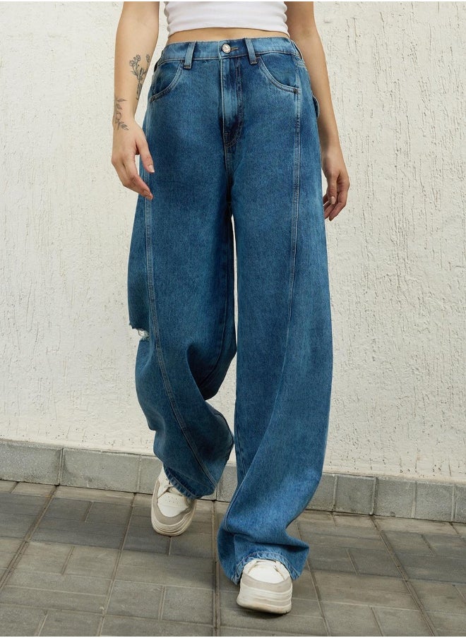 Hubberholme Indigo Jeans For Women  - Image 5