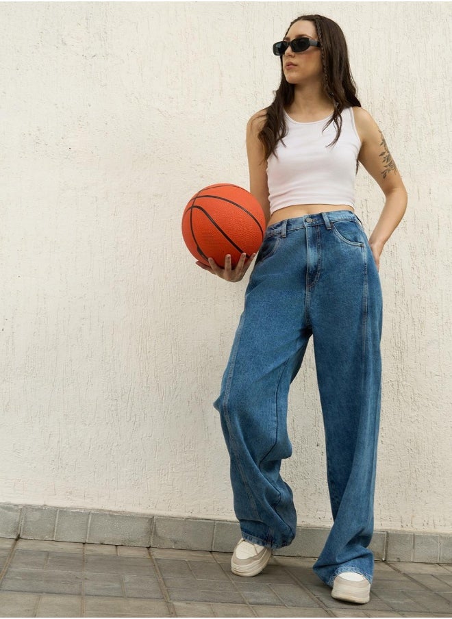 Hubberholme Indigo Jeans For Women  - Image 3
