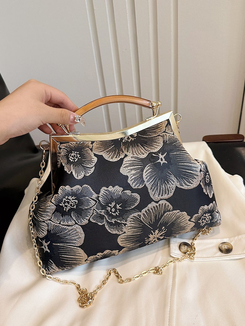 Bags Niche Design Personalized Clip Simple Casual Trendy Chain Satchel Shoulder Crossbody Bag - Image 5
