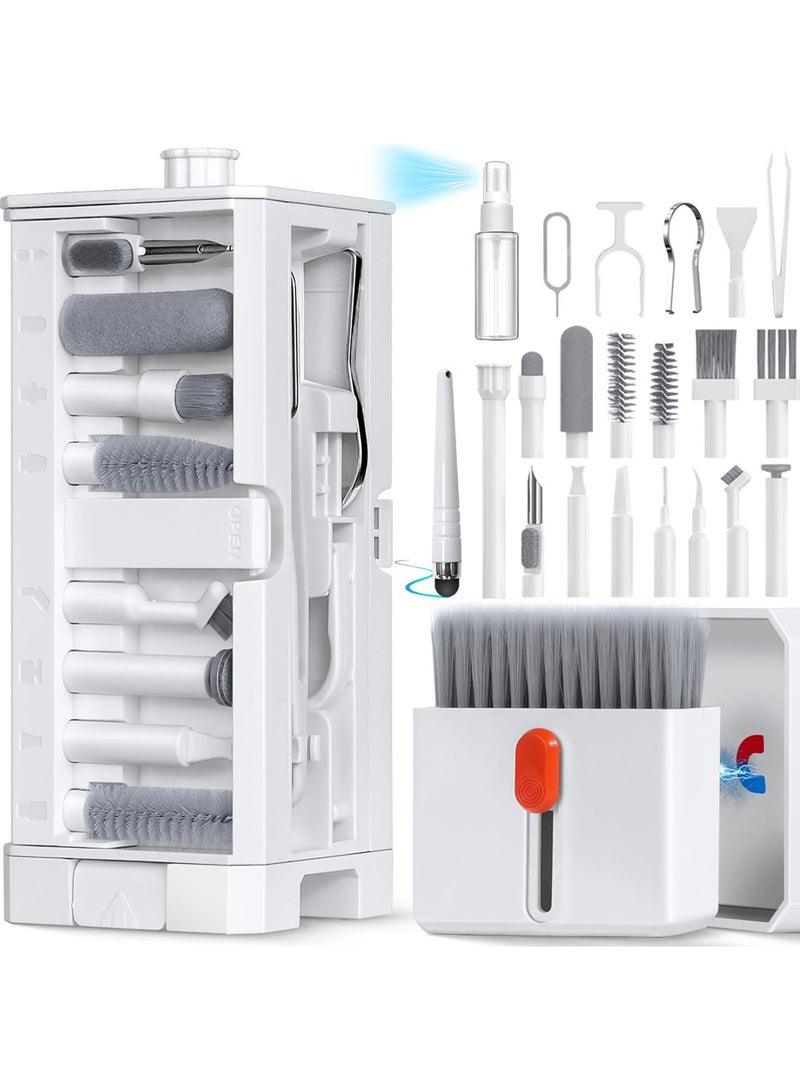 32-in-1 Electronic Cleaning Kit and Keyboard Mobile Cleaner Kit Portable Multifunctional Cleaning Tool Supplies for PC Monitor Earbud Cell Phone Laptop Computer Bluetooth Earphones - Image 1