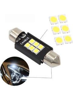 Eraks 36 mm Canbus Sofit LED Bulb Super White 6 Smd Bright White, License Plate, Trunk, Ceiling Lighting,  - Image 2