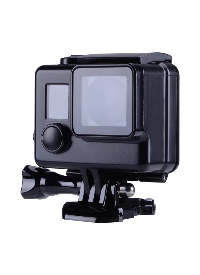 Replacement Waterproof Case Protective Black Housing Touch housing for GoPro Hero 4 Hero 3+ Hero3 Outside Sport Camera for Underwater Use Water Resistant up to 147ft (45m)