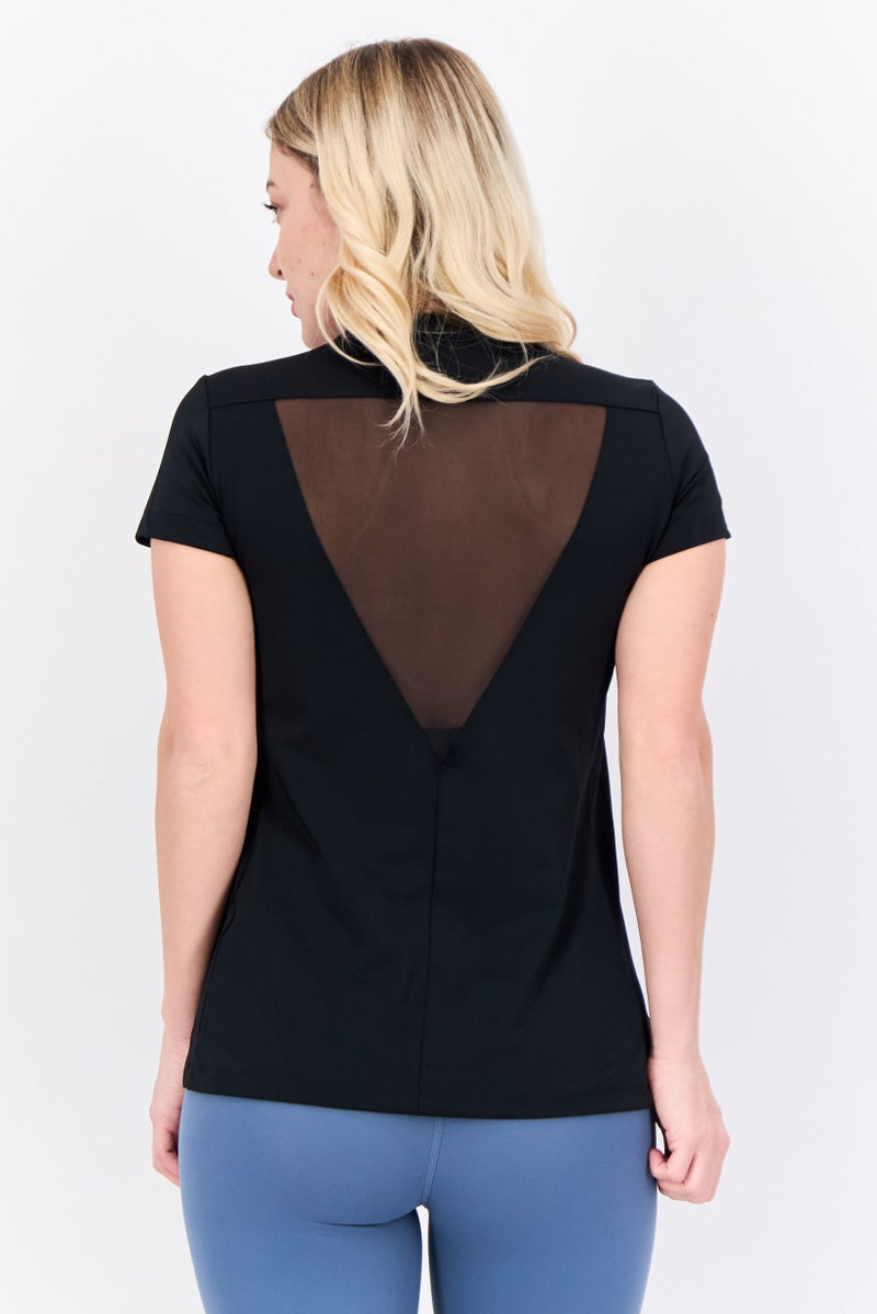 Adidas Women Sportswear Fit Brand Logo Outdoor Top, Black  - Image 2