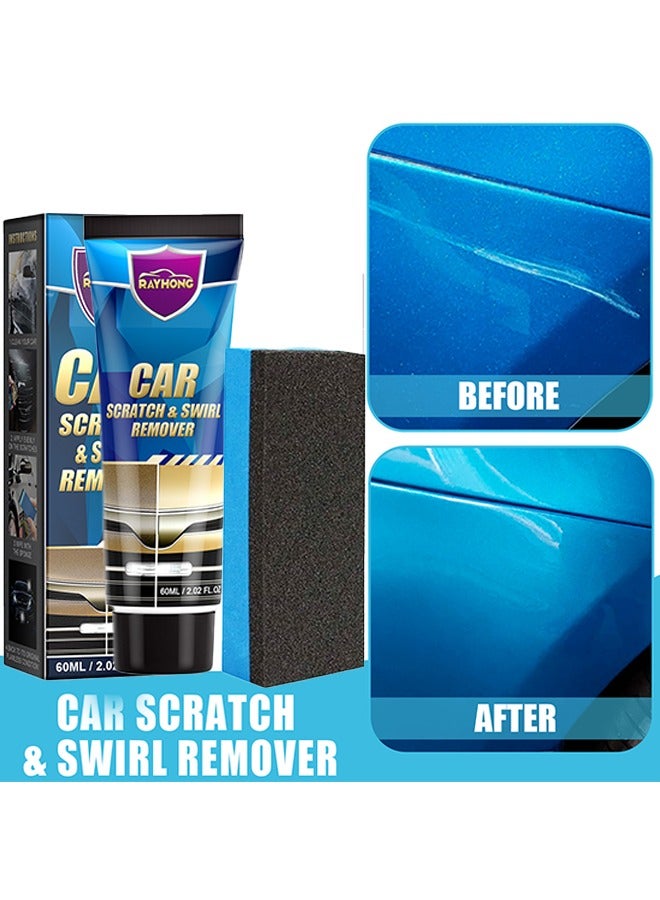 رايهونغ مزيل خدش ودوامة للسيارة ، ملمع ومرمم طلاء ، كريم إصلاح الخدوشإصلاح خدوش الطلاء ، أكسدة التآكل الخدوش 60 مل - Image 5