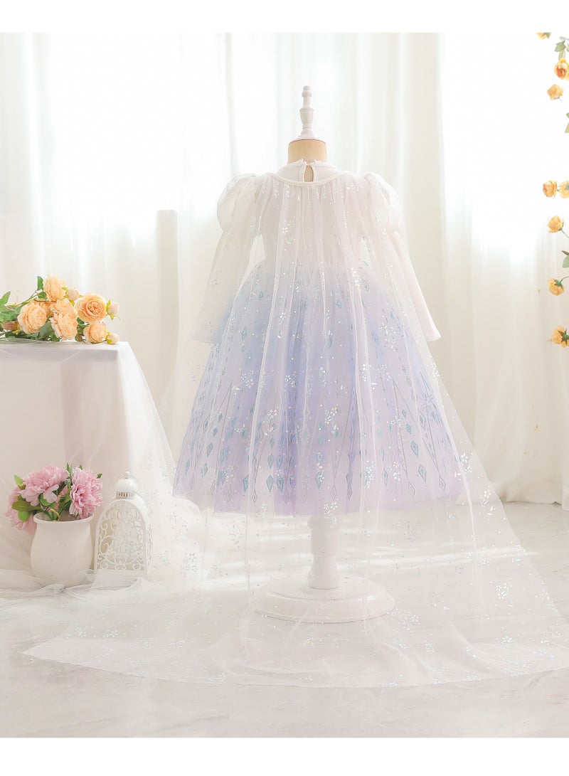 Loquat Fairytale Princess Themed Party Fancy Dress Cosplay Costume With Accessories Multicolour  - Image 2