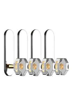 Zalcoon Golden Cloth Hook for bathroom, kitchen, (Round Hook) Towel robe Hook, Stainless Steel, With Marble Oval Plate Heavy Duty Wall Mounted Robe Hooks, Bathroom Organizer (Pack of 4)  - Image 2