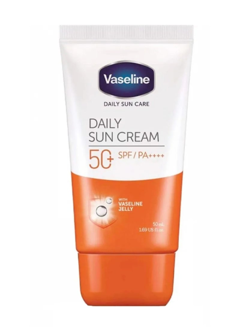 Vaseline DAILY SUN CARE CREAM 50+SPF /PA+++ WITH VASELINE JELLY 50ML - Image 3
